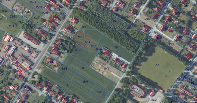 Działka budowlana Jelcz-Laskowice | 1266 m² | Media