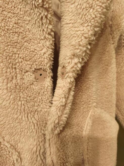 Różowy kożuszek płaszczyk jesienny 134-140 Idestination