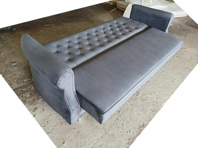 Komplet wypoczynkowy NOWY- Wersalka.Sofa rozkładana pojemnik