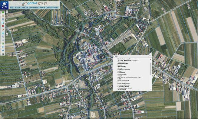 Działka Szydłów centrum 3200 m2 budowlana - rolna