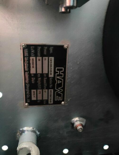 Pompa hydrauliczna HAWE, agregat hydrauliczny Prasa350Bar11KW