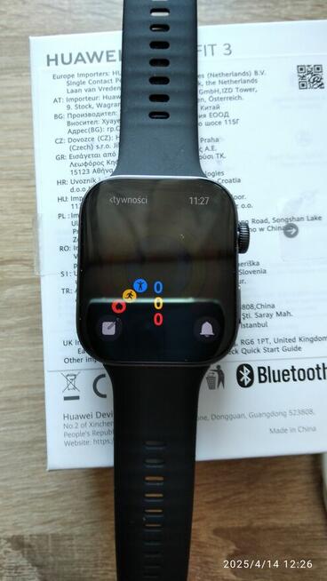 Smartwatch Huawei Watch Fit 3 Czarny