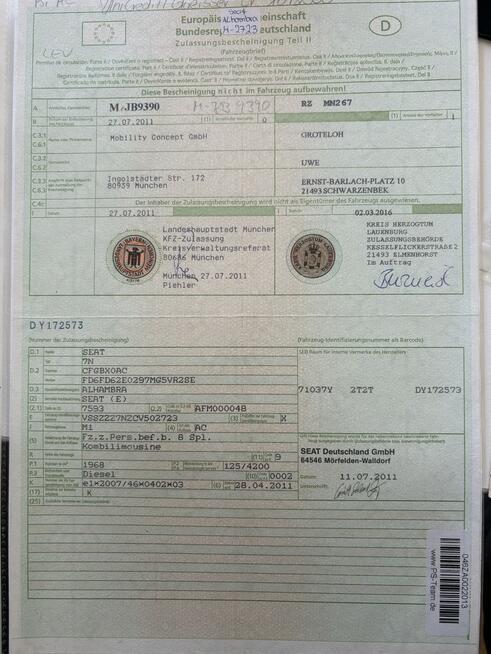 Seat Alhambra 2.0 TDI 170 PS DSG, xenon, zadbany stan mech.i wizualny