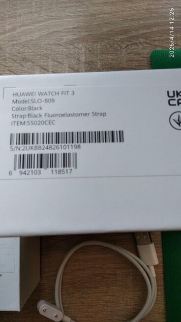 Smartwatch Huawei Watch Fit 3 Czarny