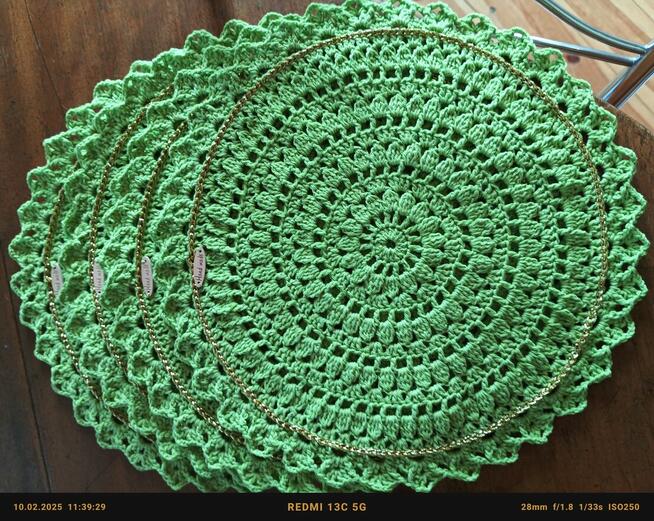 Podkładki pod talerze