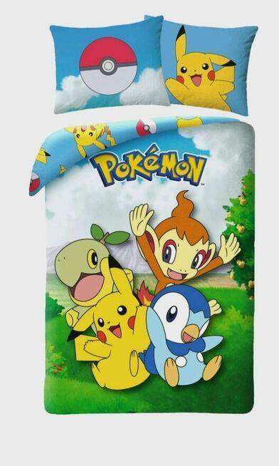 Pościel Pokemon Pikachu 140x200+70x90 Bawełna 100%