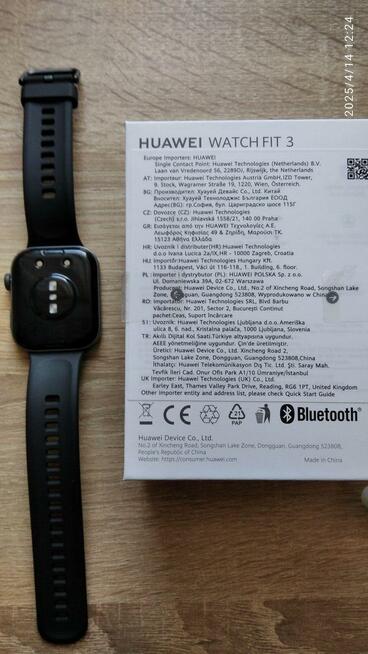 Smartwatch Huawei Watch Fit 3 Czarny