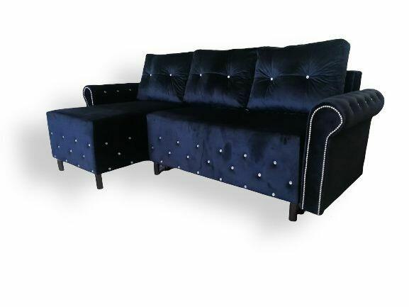 Narożnik rogówka funkcja spania dwa pojemniki