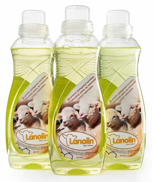 Płyn do prania wełny merino z lanoliną i nanosrebrem 500ml