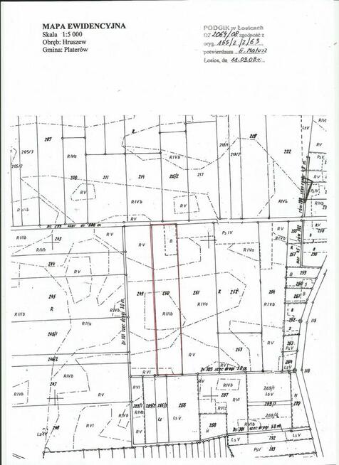 Gospodarstwo 2,5ha Hruszew gm. Platerów