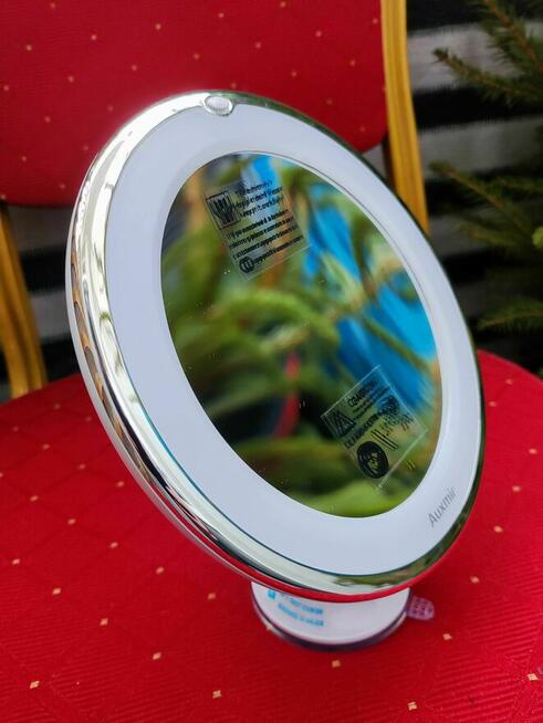 Lusterko podświetlane LED do make up makijażu Lustro białe