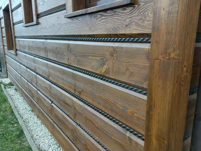 Elewacje drewniane 25-30cm szerokie