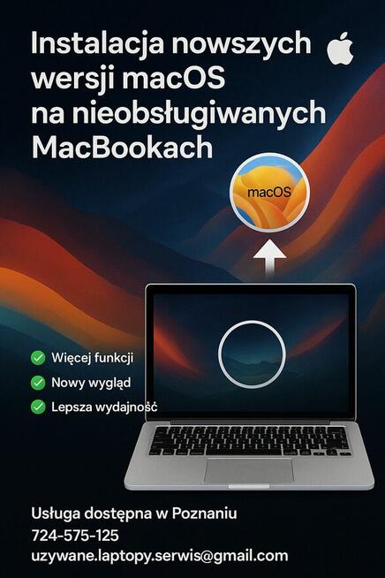 Instalacja systemów OSX na nieobsługiwanych MacBookach