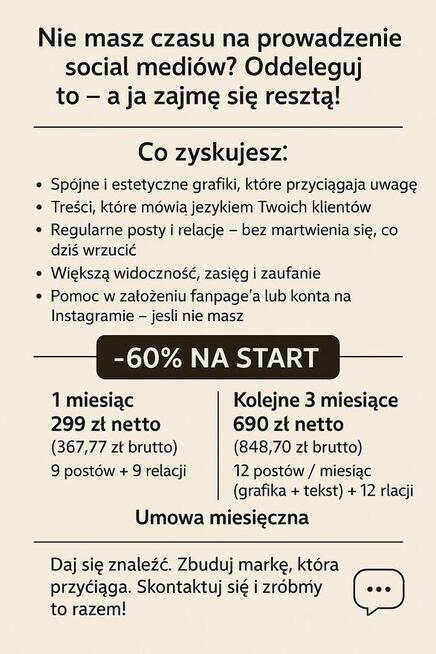 Skup się na tym, co robisz najlepiej – a grafiki zostaw mnie