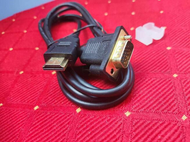 Kabel HDMI 1080P VGA Przewód do Komputera Laptopa Monitora