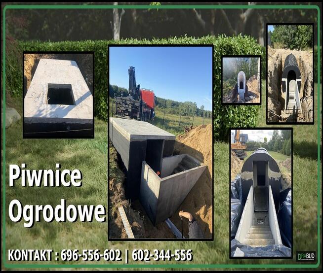 Szamba, zbiorniki betonowe, piwnice