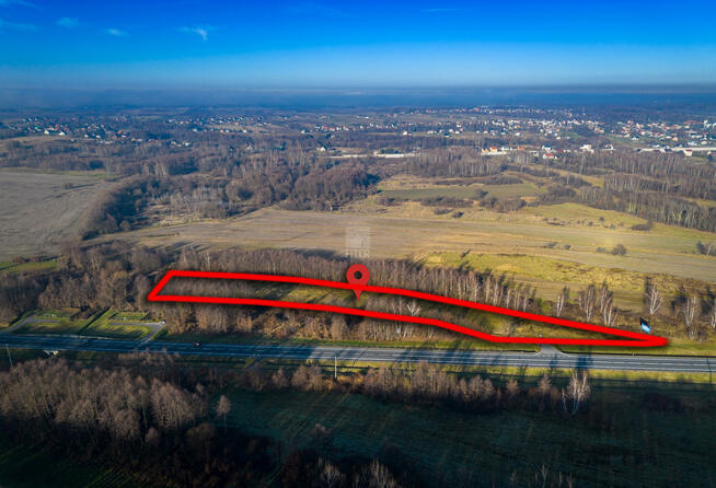 Działka usługowa Łazy gm. Rzezawa