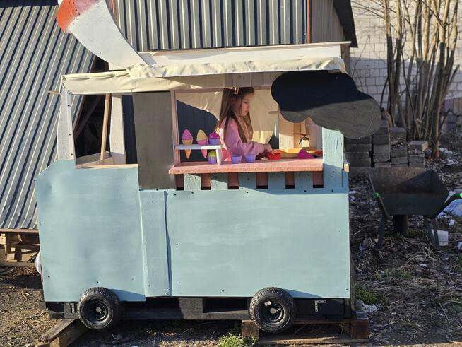 Dzieci food truck kuchnia blotna ogród