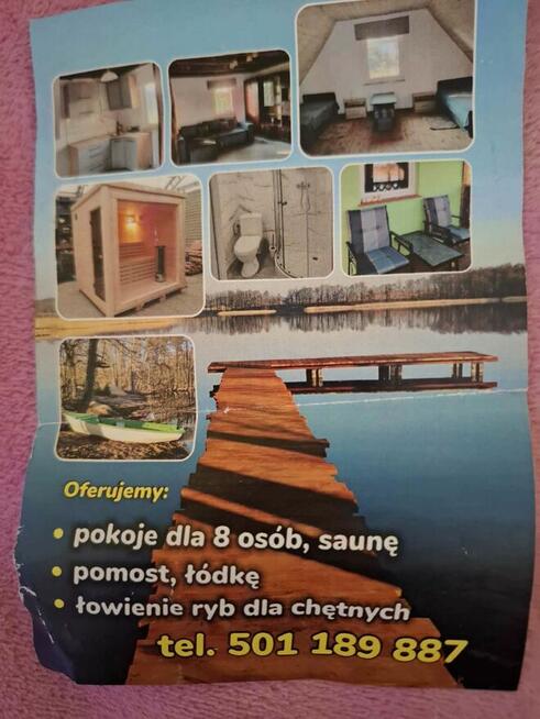 Domek nad jeziorem pokoje do wynajecia