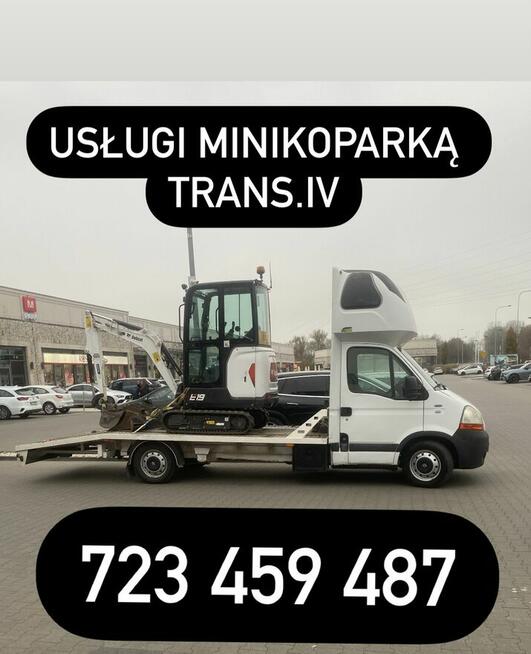 Usługi minikoparką Warszawa i okolice