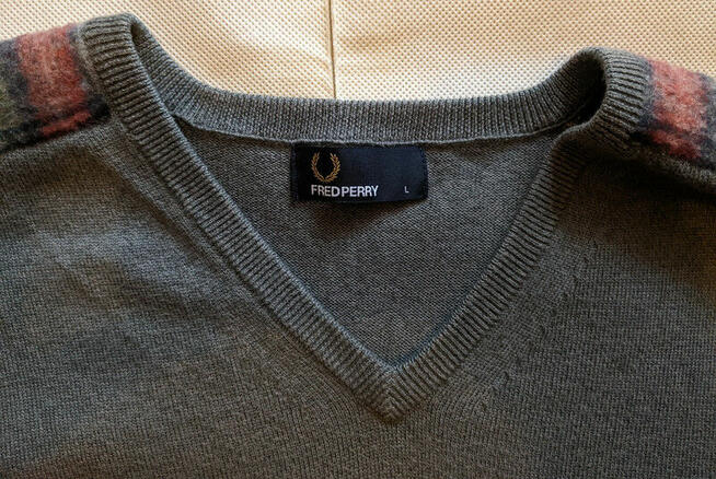 Fred Perry sweter pullover roz. L