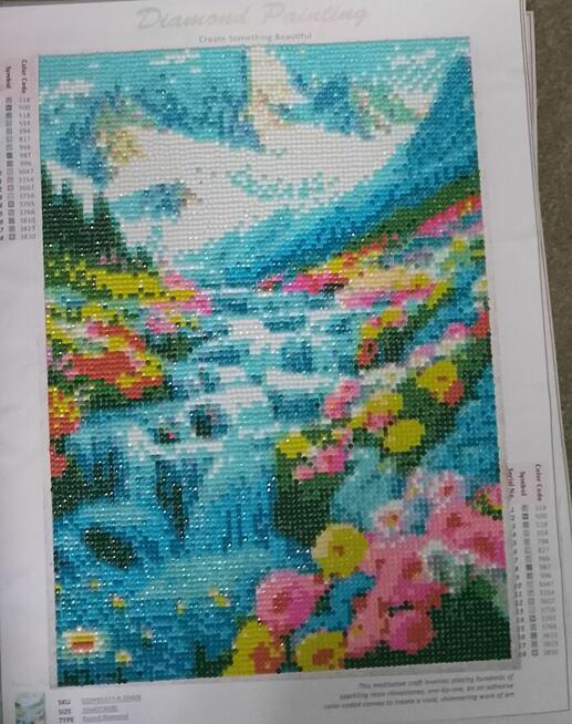 Haft Diamentowy Ręcznie Robiony Mozaika