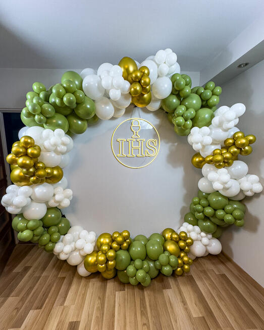 Dekoracja Balonowa Komunia Święta Chrzest Urodziny Wesele