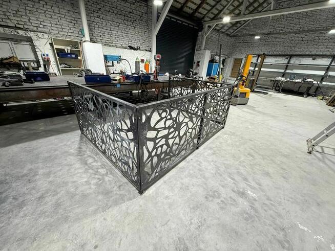 Balustrada balkonowa i tarasowa CNC na wymiar, aluminium, st