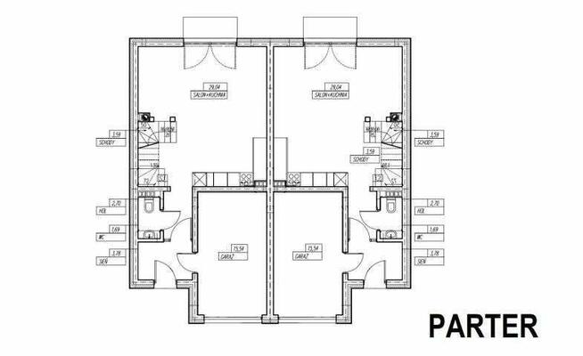 Gotowe domy, Ogródek, Garaż