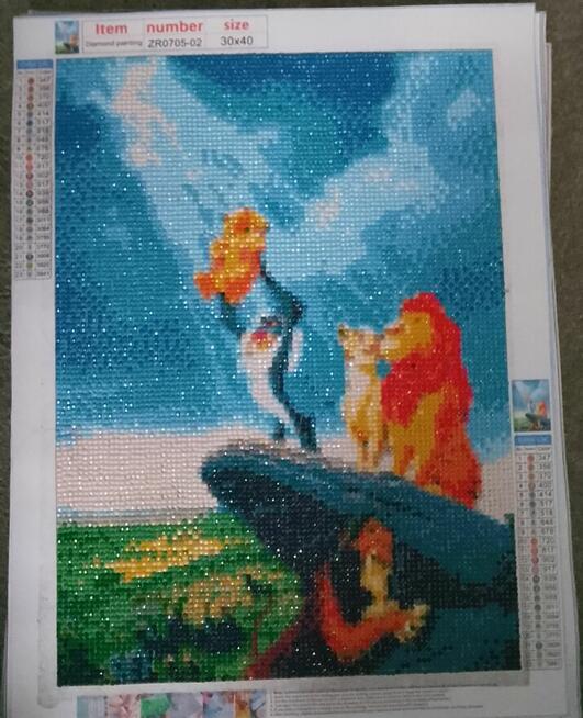 Haft Diamentowy Ręcznie Robiony Mozaika