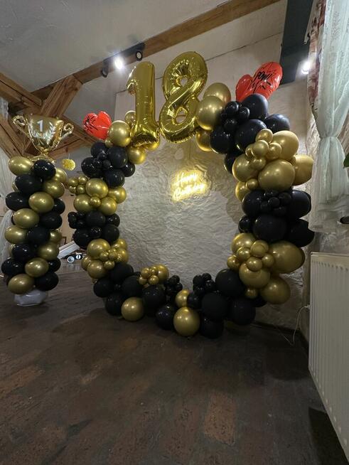 Dekoracja Balonowa Komunia Święta Chrzest Urodziny Wesele