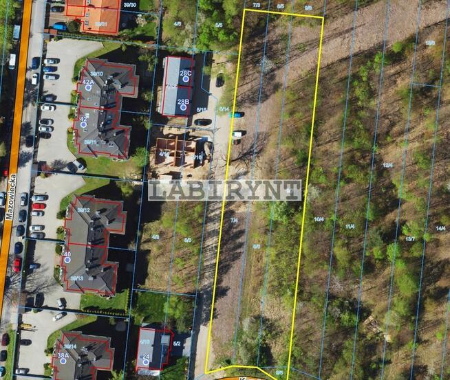 Parkitka, Krynicka, 3578m2, szerokość 28m lub 39m
