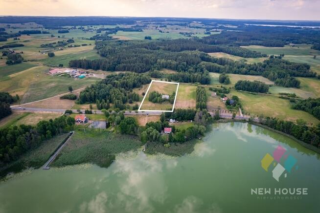 Mazury, widok na jezioro, 6 km do Mikołajek, 1,3ha