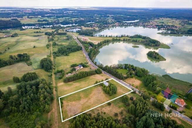 Mazury, widok na jezioro, 6 km do Mikołajek, 1,3ha