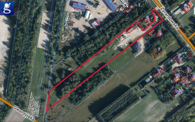 Działka przemysłowo-usługowa Sochaczew 10 471 m2