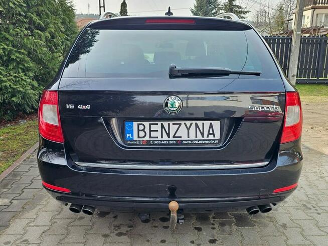 Škoda Superb VR6 4x4/260KM/WEBASTO/skóra/panorama/xenon/grz.fotele/el.klapa/alu 18