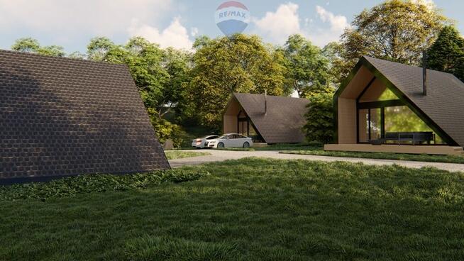 DZIAŁKA Z POZWOLENIEM NA BUDOWĘ DOMKU W STRÓŻY.