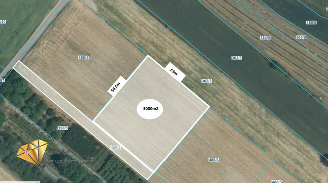 Działka inwestycyjna Konopnica Motycz-Józefin,