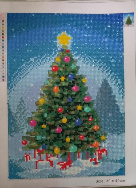 Haft Diamentowy Ręcznie Robiony Mozaika