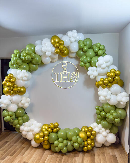 Dekoracja Balonowa Komunia Święta Chrzest Urodziny Wesele