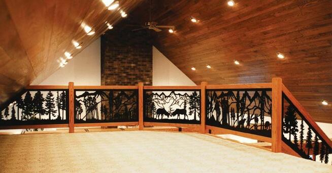 Balustrada balkonowa i tarasowa CNC na wymiar, aluminium, st