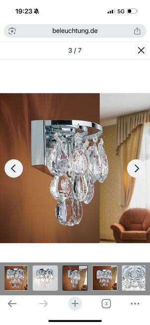 Sprzedam kinkiet krysztalowy