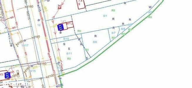 Działka pierwsza linia zabudowy