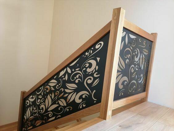 Balustrada balkonowa i tarasowa CNC na wymiar, aluminium, st