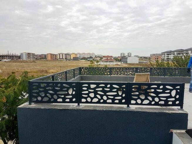 Balustrada balkonowa i tarasowa CNC na wymiar, aluminium, st