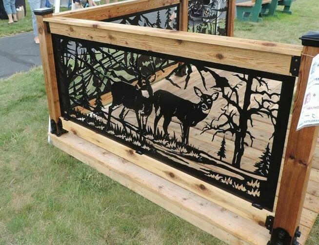 Balustrada balkonowa i tarasowa CNC na wymiar, aluminium, st