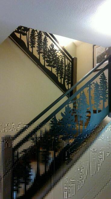 Balustrada balkonowa i tarasowa CNC na wymiar, aluminium, st