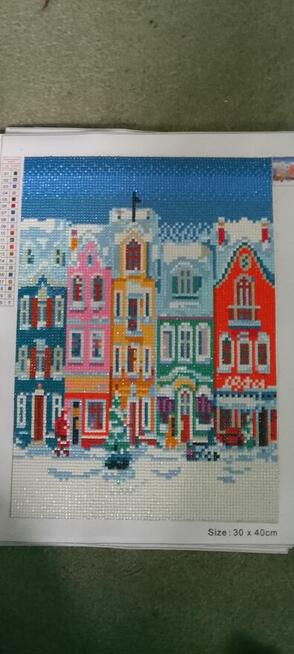 Haft Diamentowy Ręcznie Robiony Mozaika