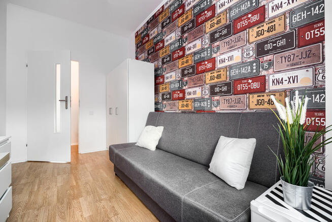 przytulny pokój jednoosobowy w damskim mieszkaniu