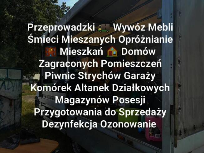 Wywóz Mebli Śmieci Mieszanych Opróżnianiem Mieszkań Domów